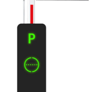 ZKTECO Chassis with LED, straight boom(without led)