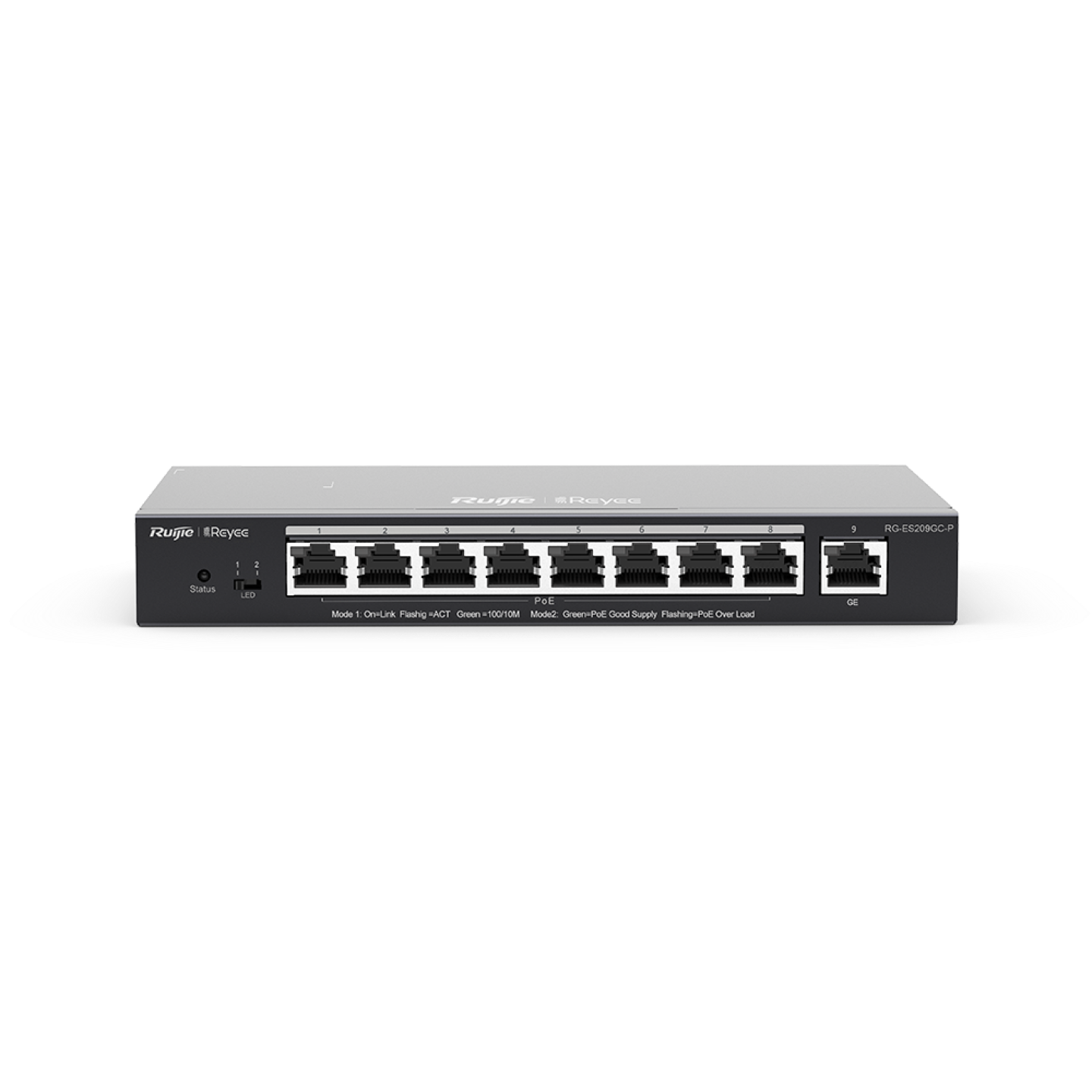 9-Port Gigabit Smart Cloud Managed PoE Switch