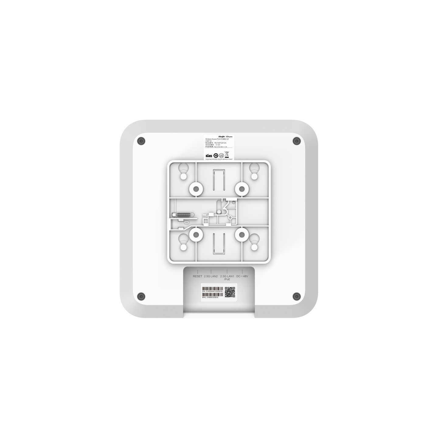 Reyee Wi-Fi 6 AX6000 High-density Multi-G Ceiling Access Point - Image 7